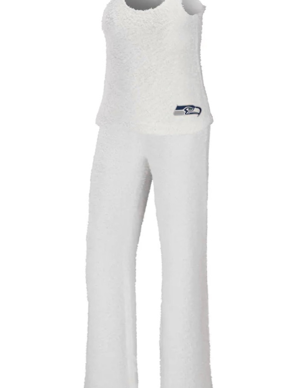 Women’s white 2-piece set Seattle Seahawks cozy outfit